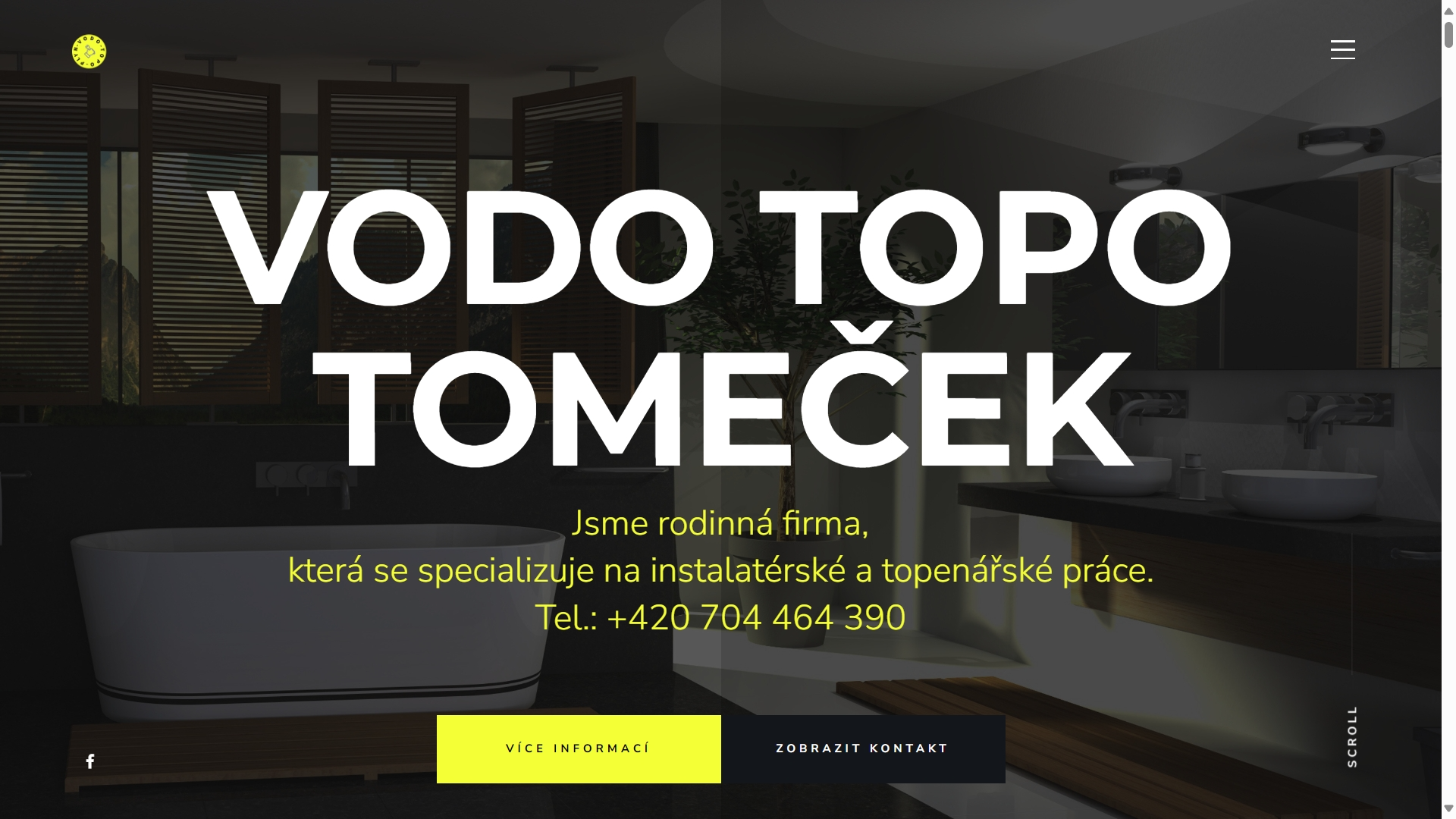 Ukázka webové stránky