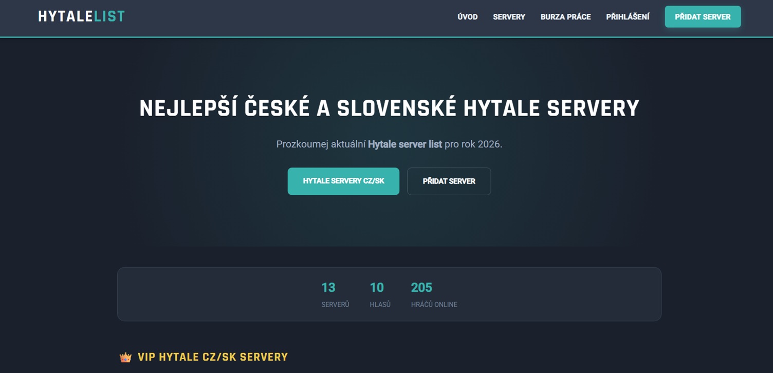 Ukázka webové stránky